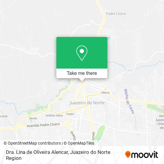 Dra. Lina de Oliveira Alencar map