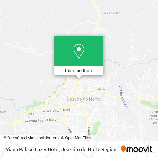Mapa Viana Palace Lazer Hotel