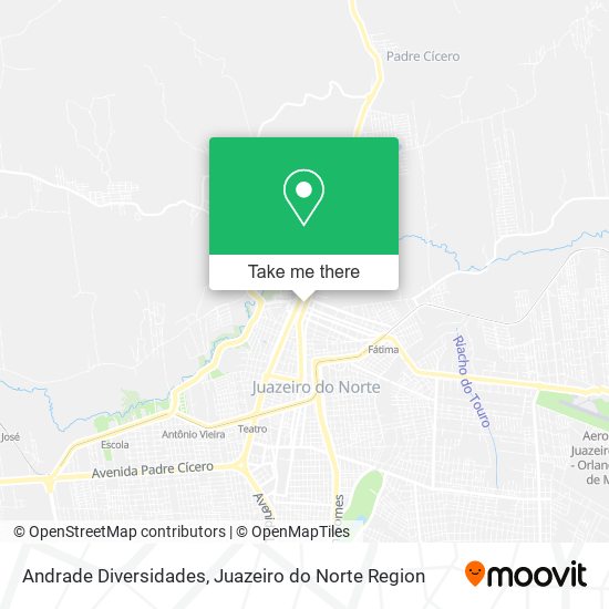 Andrade Diversidades map