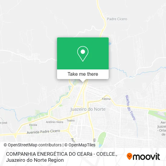 COMPANHIA ENERGÉTICA DO CEARá - COELCE. map