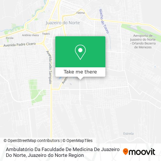 Ambulatório Da Faculdade De Medicina De Juazeiro Do Norte map