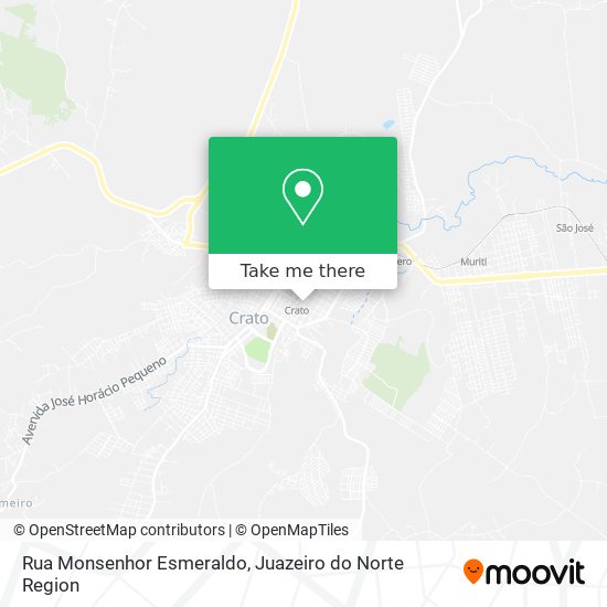 Mapa Rua Monsenhor Esmeraldo
