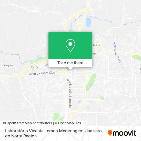 Mapa Laboratório Vicente Lemos Medimagem