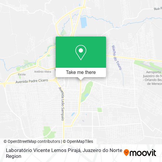 Laboratório Vicente Lemos Pirajá map