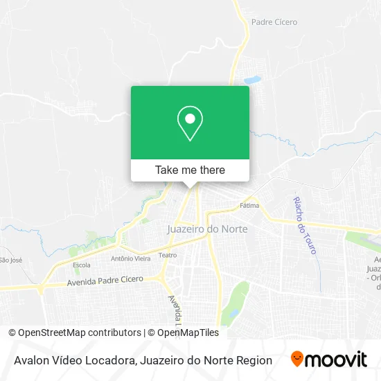 Avalon Vídeo Locadora map