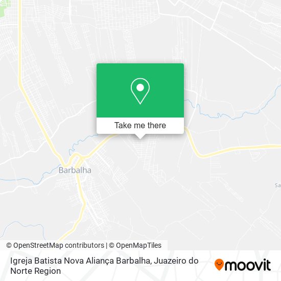 Igreja Batista Nova Aliança Barbalha map