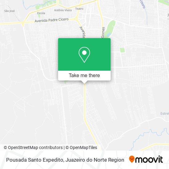 Pousada Santo Expedito map