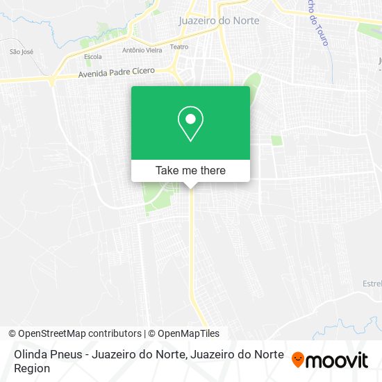 Olinda Pneus - Juazeiro do Norte map