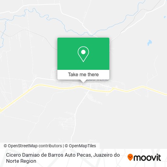 Mapa Cicero Damiao de Barros Auto Pecas