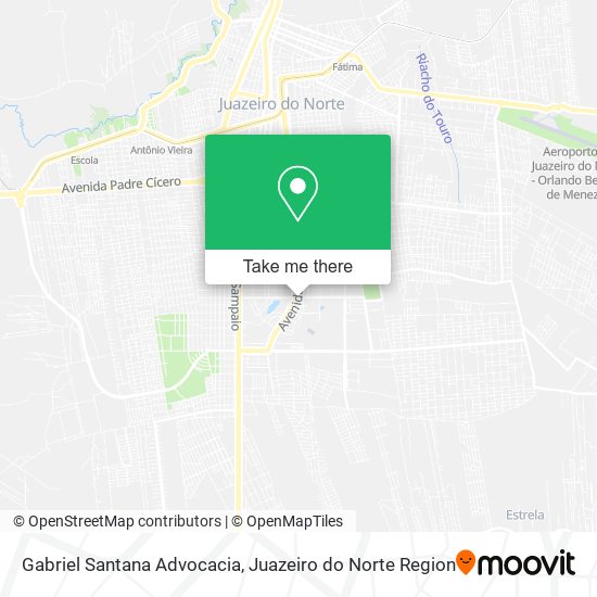 Mapa Gabriel Santana Advocacia