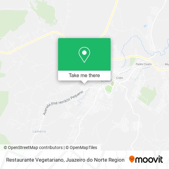 Mapa Restaurante Vegetariano