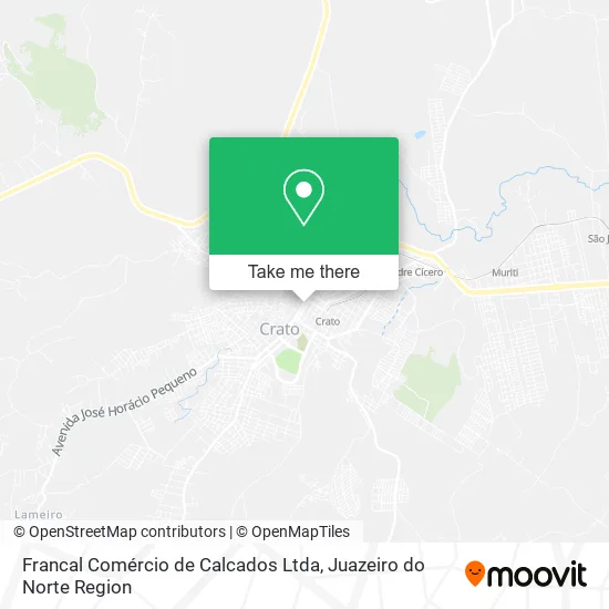 Francal Comércio de Calcados Ltda map