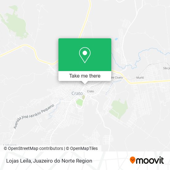 Lojas Leila map
