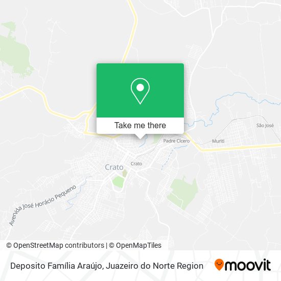 Mapa Deposito Família Araújo