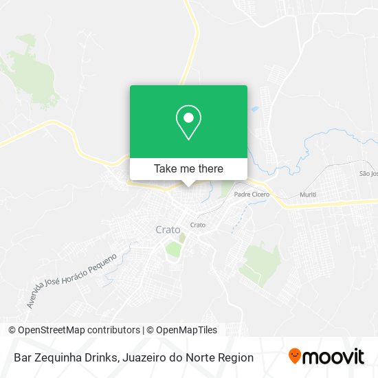 Mapa Bar Zequinha Drinks