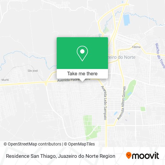 Mapa Residence San Thiago