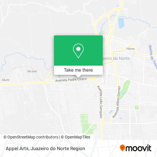 Mapa Appel Arts