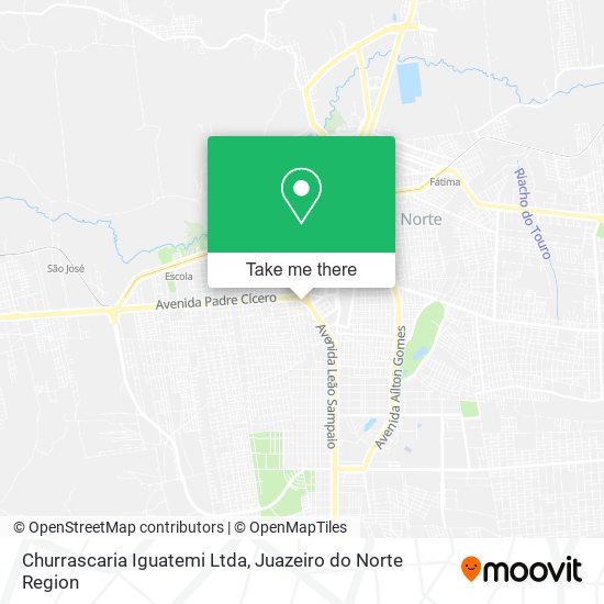 Mapa Churrascaria Iguatemi Ltda