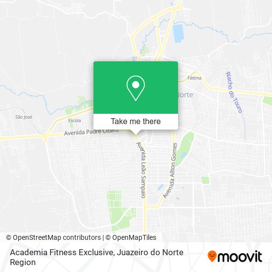 Mapa Academia Fitness Exclusive