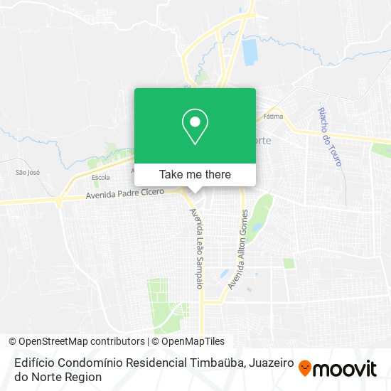 Mapa Edifício Condomínio Residencial Timbaüba