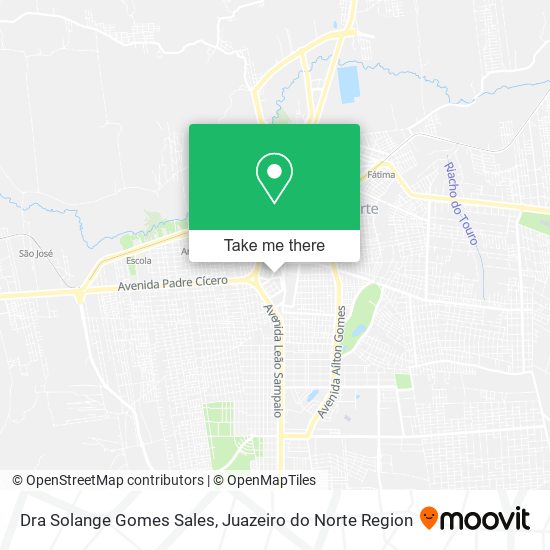 Dra Solange Gomes Sales map