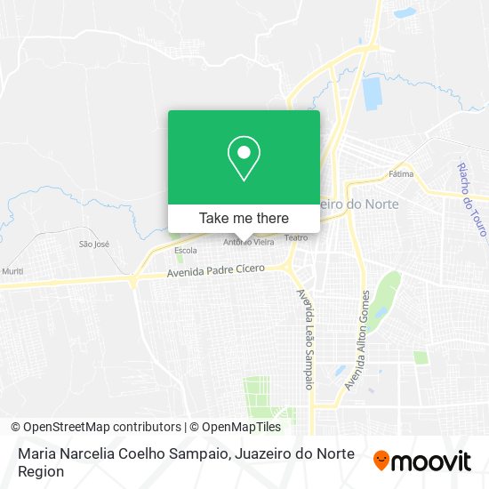 Maria Narcelia Coelho Sampaio map