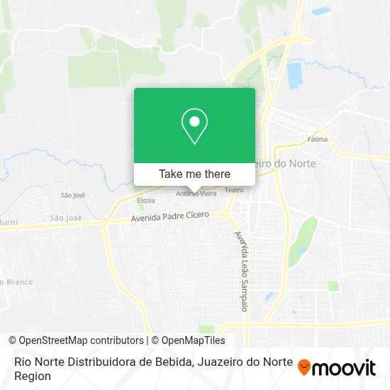 Rio Norte Distribuidora de Bebida map