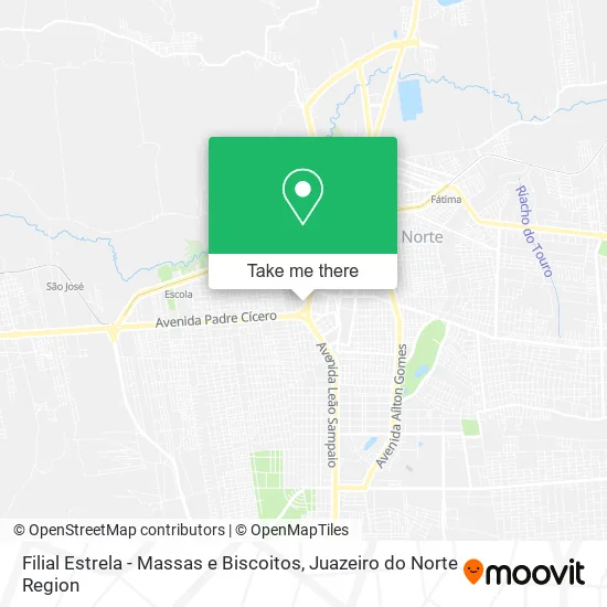 Filial Estrela - Massas e Biscoitos map