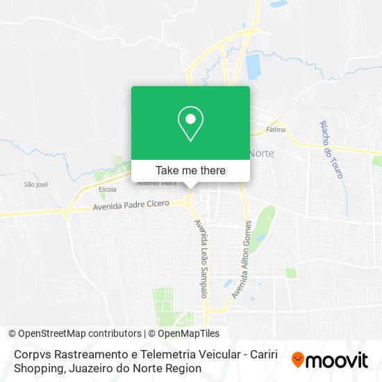 Mapa Corpvs Rastreamento e Telemetria Veicular - Cariri Shopping