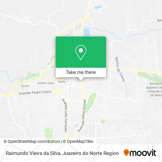 Raimundo Vieira da Silva map