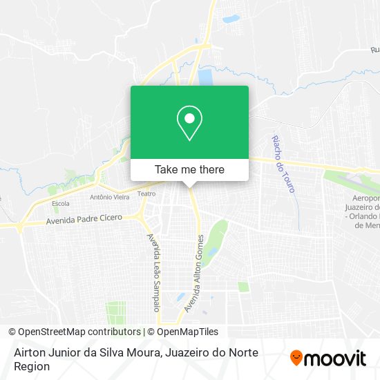 Airton Junior da Silva Moura map