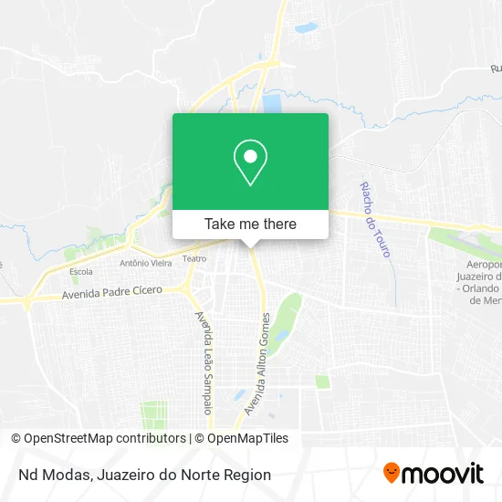 Nd Modas map