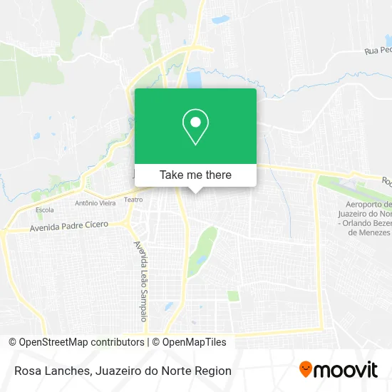 Rosa Lanches map