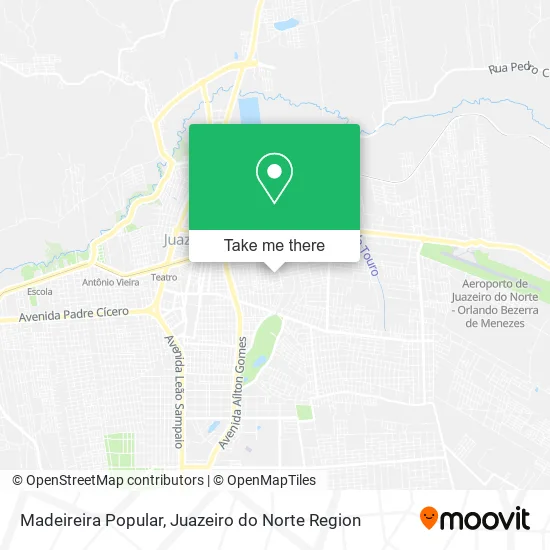 Madeireira Popular map