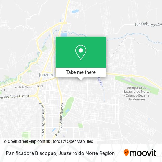 Panificadora Biscopao map