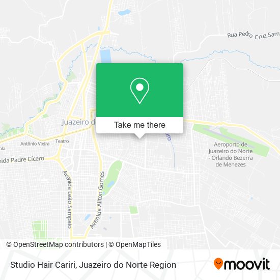 Studio Hair Cariri map