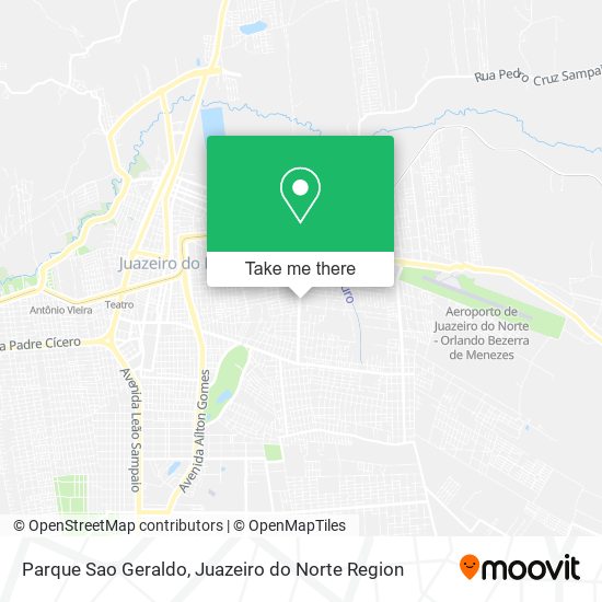 Mapa Parque Sao Geraldo