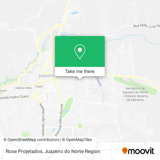 Rose Projetados map