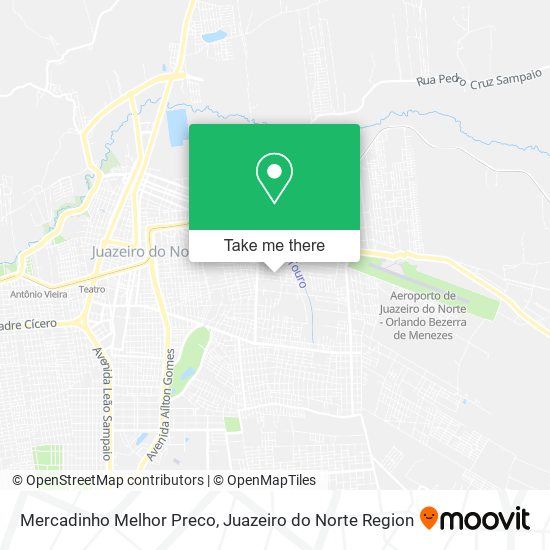 Mapa Mercadinho Melhor Preco