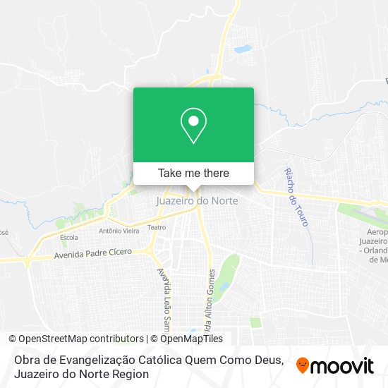 Obra de Evangelização Católica Quem Como Deus map