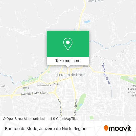 Baratao da Moda map