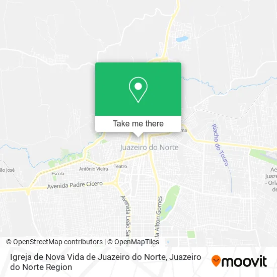 Igreja de Nova Vida de Juazeiro do Norte map