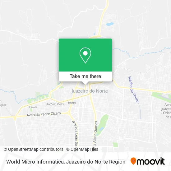 World Micro Informática map