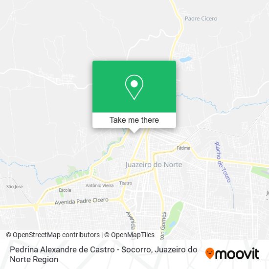 Pedrina Alexandre de Castro - Socorro map