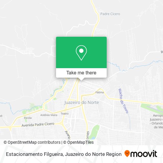 Estacionamento Filgueira map