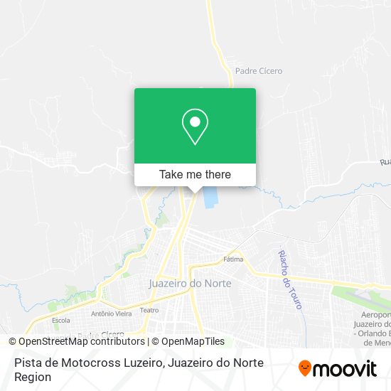 Mapa Pista de Motocross Luzeiro