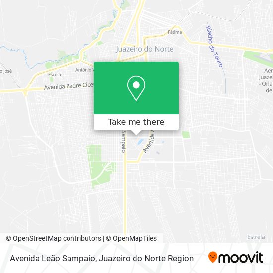 Mapa Avenida Leão Sampaio