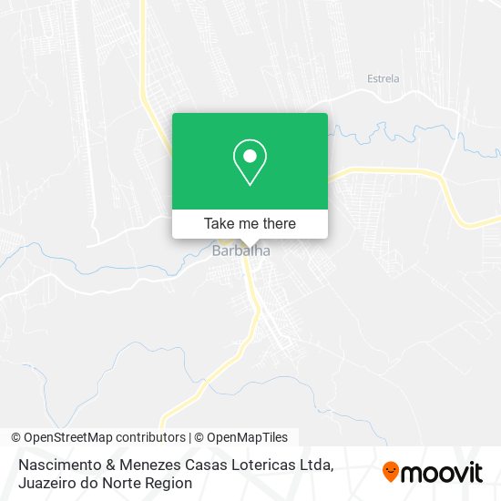Mapa Nascimento & Menezes Casas Lotericas Ltda