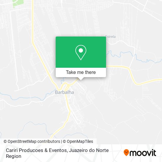 Mapa Cariri Producoes & Eventos