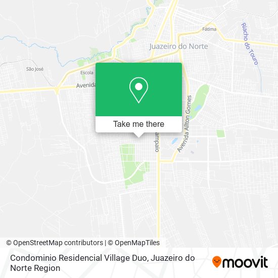 Mapa Condominio Residencial Village Duo